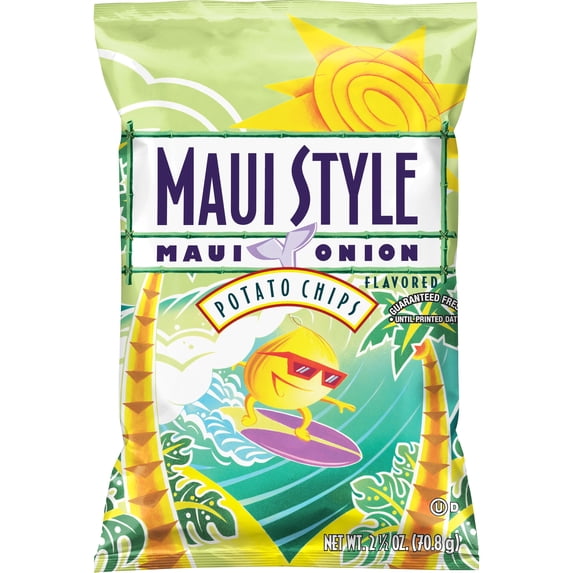 Maui Style Potato Chips, Maui Onion Flavored, 2.5 oz