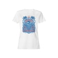 thumbnail image 1 of Maui Surf Club Tropical Crest Women's T-shirt White, 1 of 3