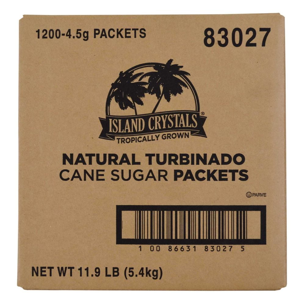 Maui Turbinado Sugar, 4.5 Gram 1200 per Case.