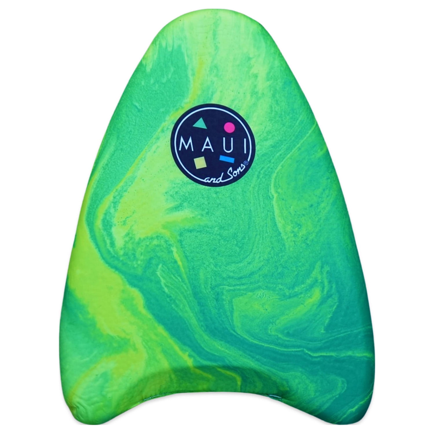 Maui and Sons 17 inch Light Weight Kickboard - Lime Green