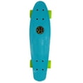 thumbnail image 1 of Maui and Sons 22 inch Blue Cookie Logo Retro Cruiser Skateboard, 60mm Diameter PU Wheels, 1 of 8