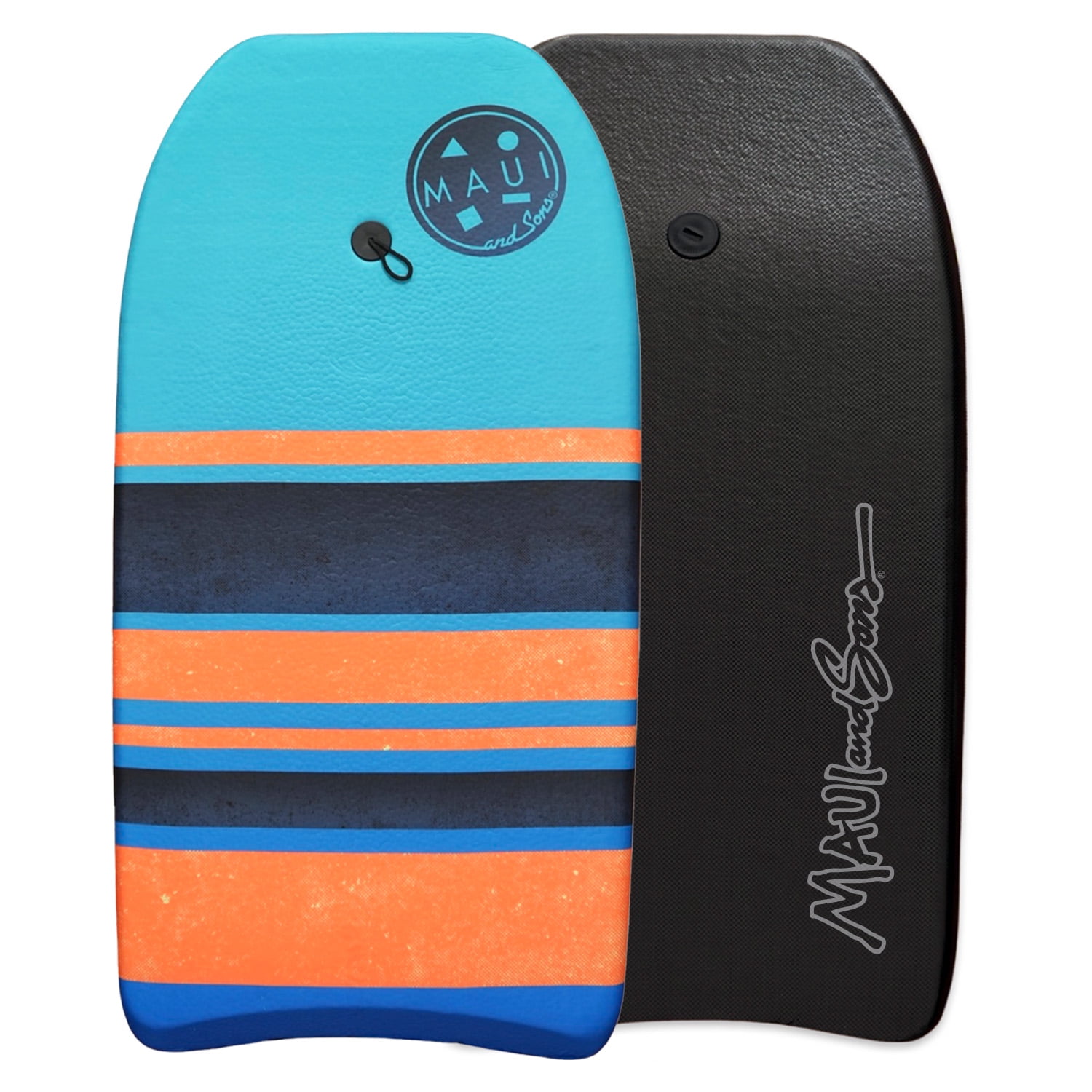 Maui and Sons 37 inch Lightweight Bodyboard - Teal Stripe