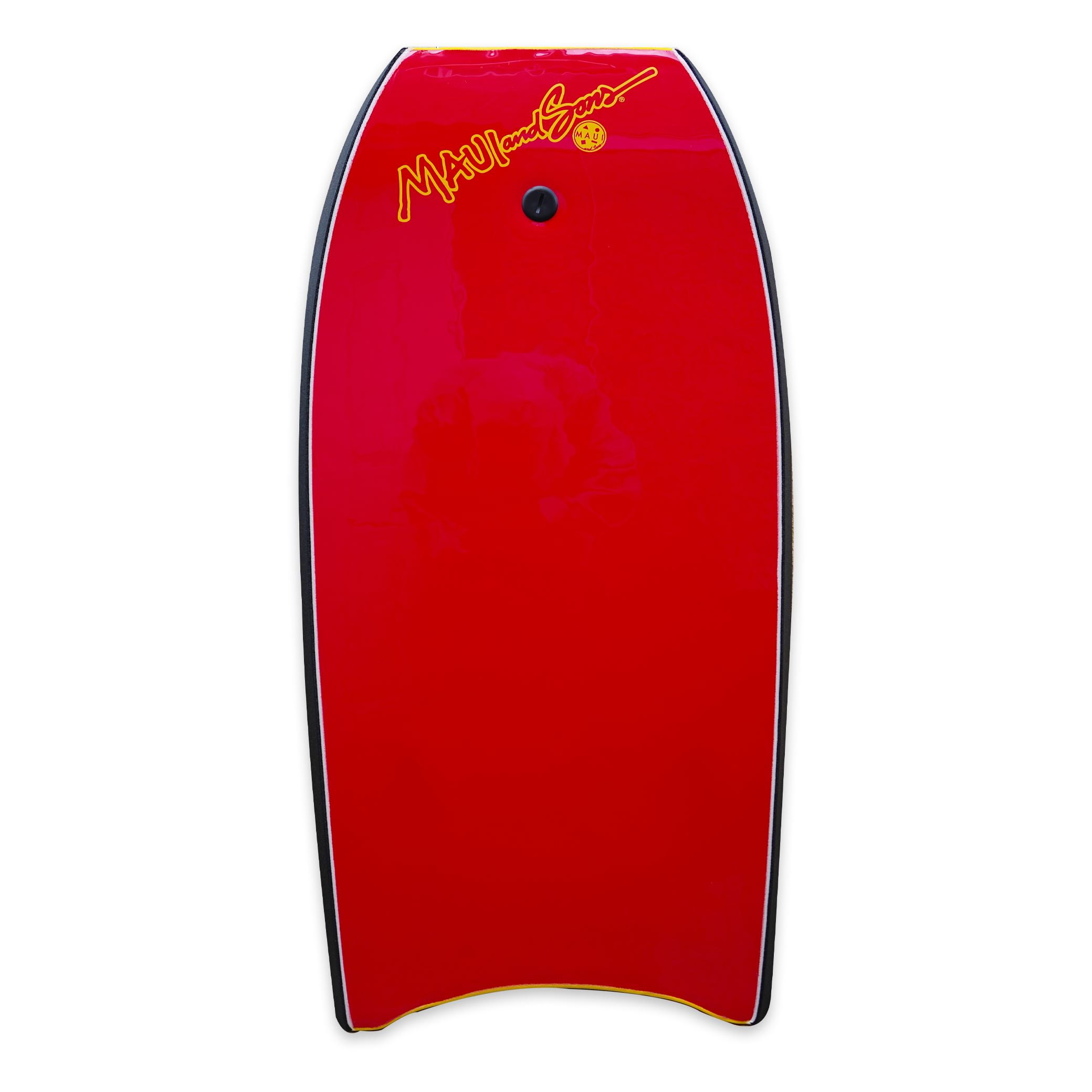 Maui and Sons 42" Pipeline Red and Yellow Bodyboard