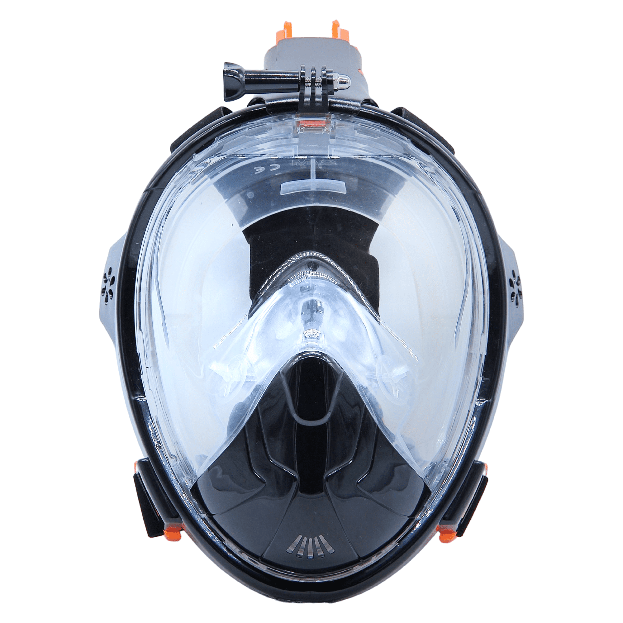 Maui and Sons Black Full Face Diving Mask - L/XL for Adults