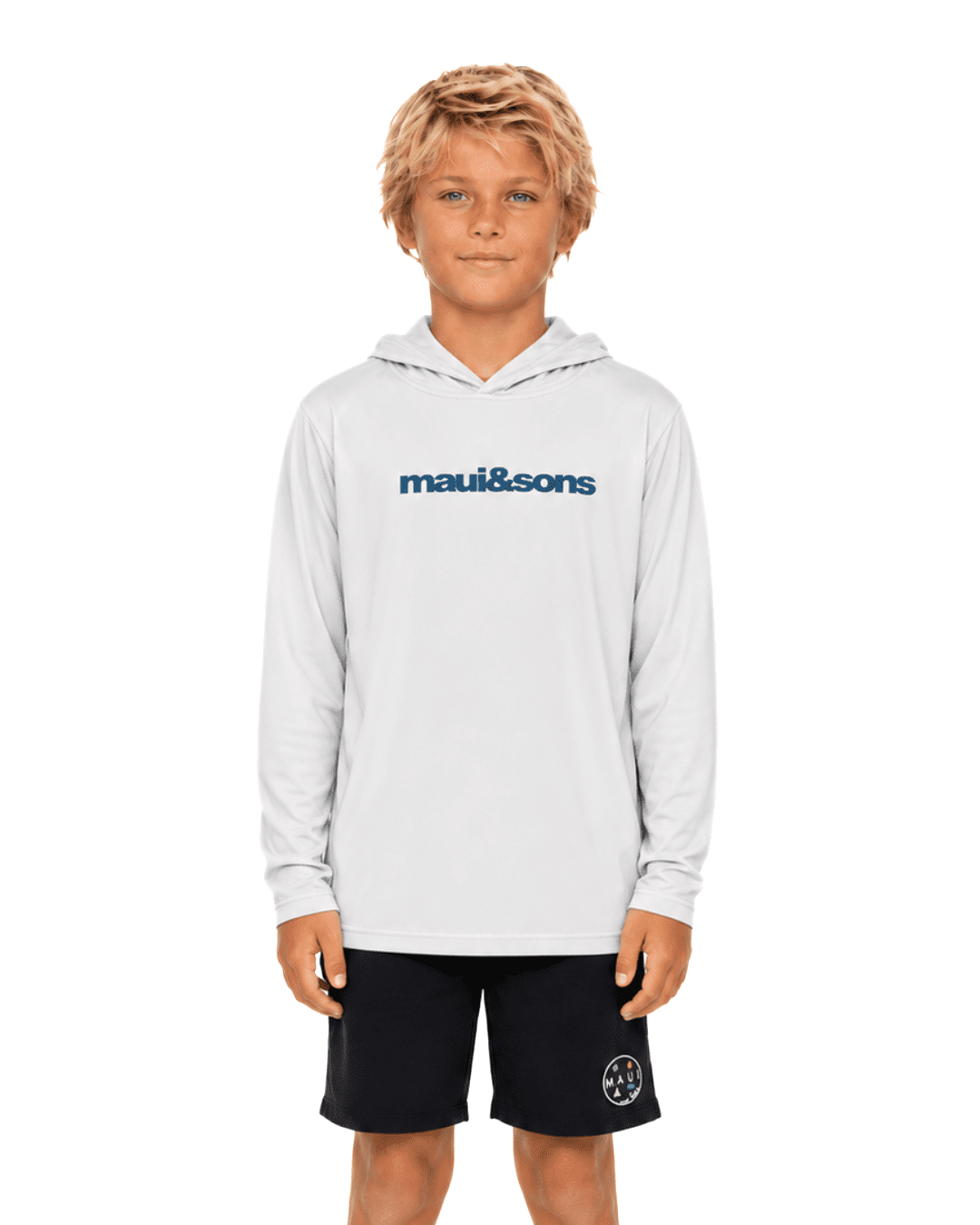 The Beach Hooded Long Sleeve Sun Shirt for Boys Made With 50+ UPF Protection Moisture Wicking Fabric Designed for Everyday Comfort