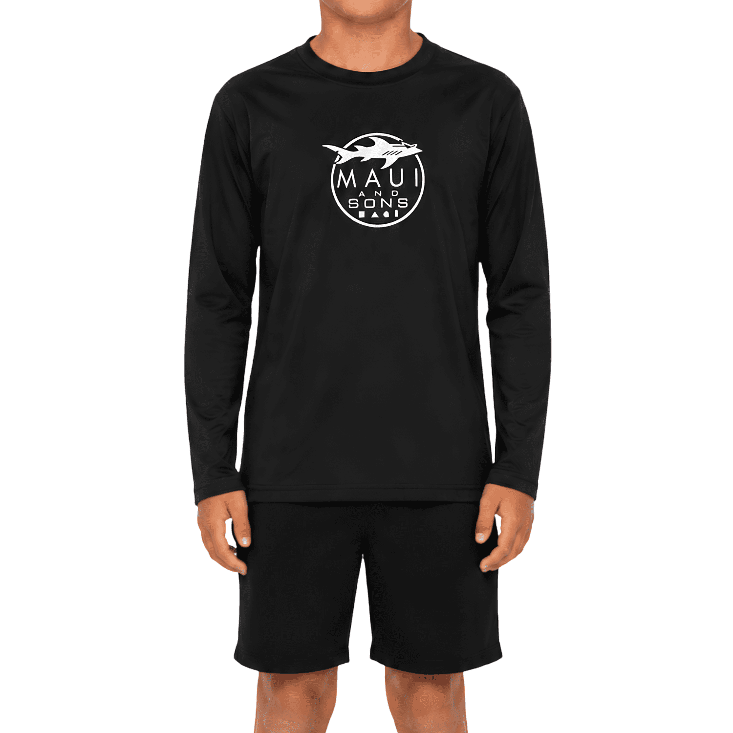 Sharkin Long Sleeve Sun Shirt for Boys Made With 50+ UPF Protection Moisture Wicking Fabric Designed for Everyday Comfort