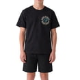 thumbnail image 1 of Maui and Sons Bots OG T-Shirt for Boys, Classic Black Short Sleeve Crew Neck Graphic Tee Inspired by California Surf Culture & Designed for Everyday Comfort, 1 of 5