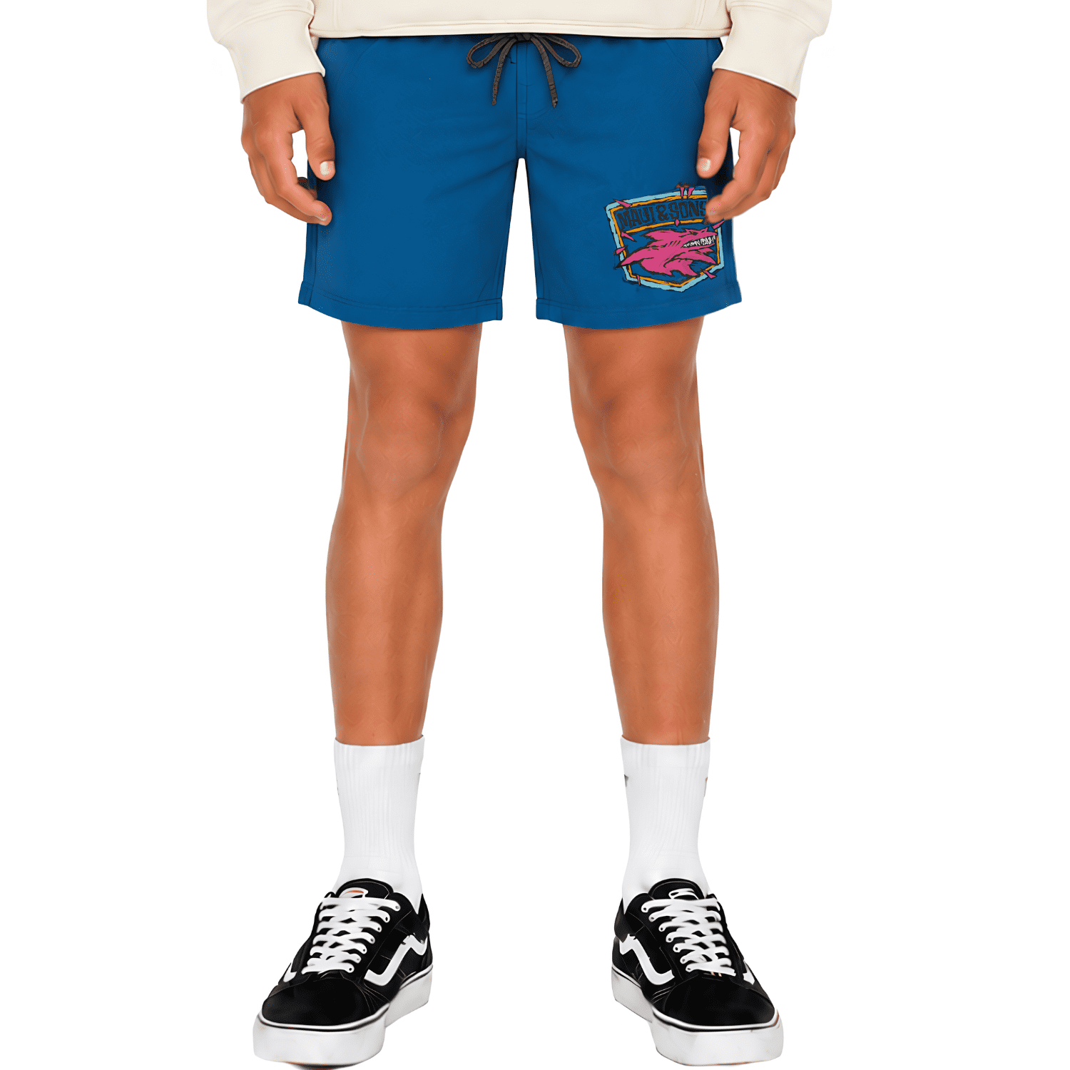 Maui and Sons Aggro Twist Boy's Swim Trunks Classic Quick Drying Pool Shorts Inspired by California Surf Culture & Designed for Everyday Comfort