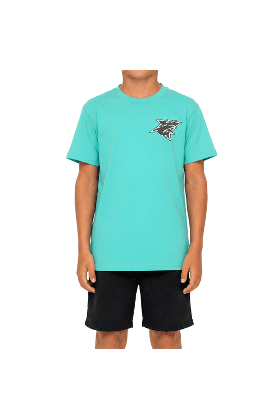 Skagway Short Sleeve Boy's T-Shirt Crew Neck Graphic Tee Inspired by California Surf Culture & Designed for Everyday Comfort