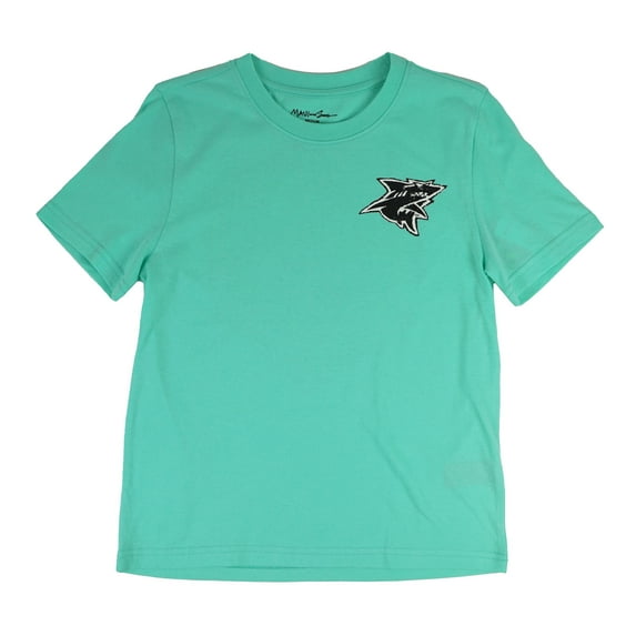 Maui and Sons Boys T-Shirt, Skagway Beach Vibes Tee, Celadon, Summer Coastal Casualwear