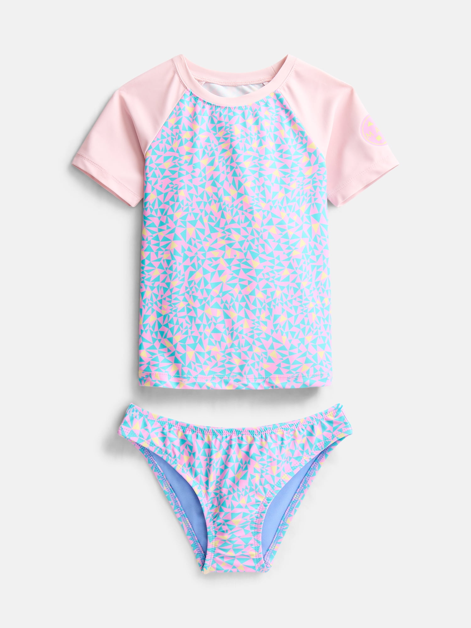 Two Point Fourmla Maui and Sons Girl's Point Break Two-Piece Swimsuit, High Performance ...