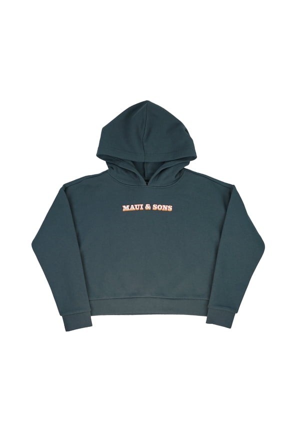 Girls Fleece Hoodie, Chaser CPN Pullover, Smoke, Back-to-School Cozywear