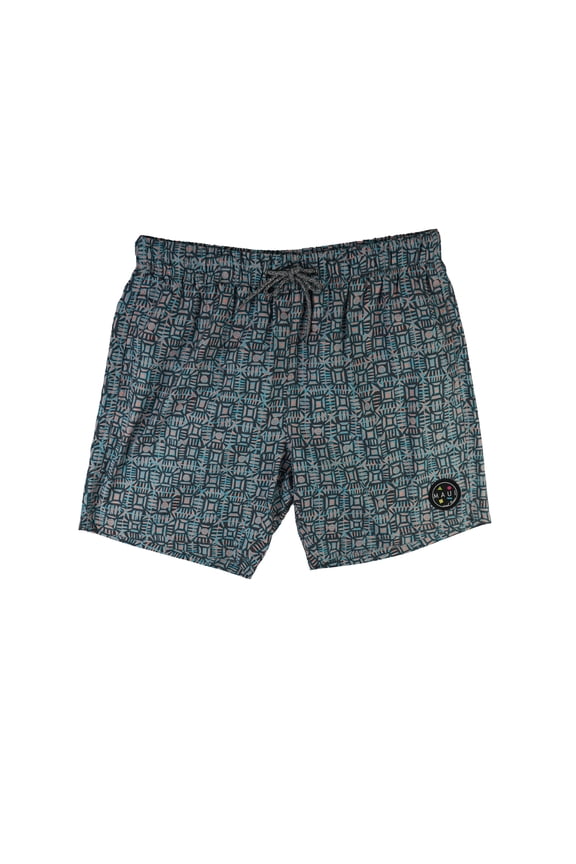 Mens Boardshorts Carved Plaid Storm Swim Trunks