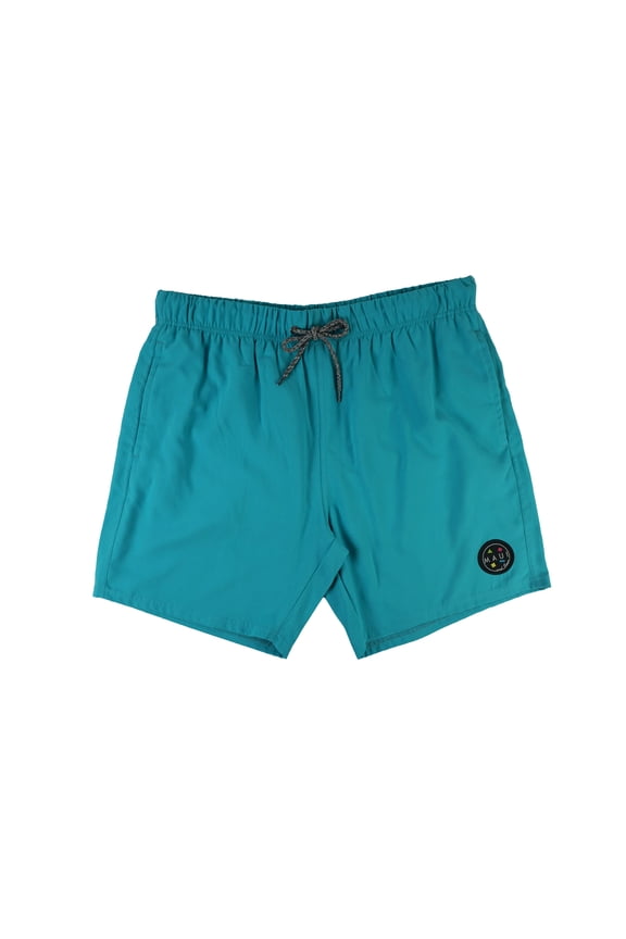 Mens Solid Boardshorts Capri Swim Trunks