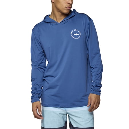Maui and Sons Surf Co Men's Hooded Sun Shirts, Sizes S-XL