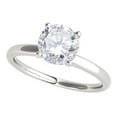 thumbnail image 1 of Mauli Jewels 1/2 Carat Brilliant Cut Round Diamond Solitaire Engagement Rings for Women, 14K Rose White & Yellow Gold Wedding Rings Gifts for Her, 1 of 7