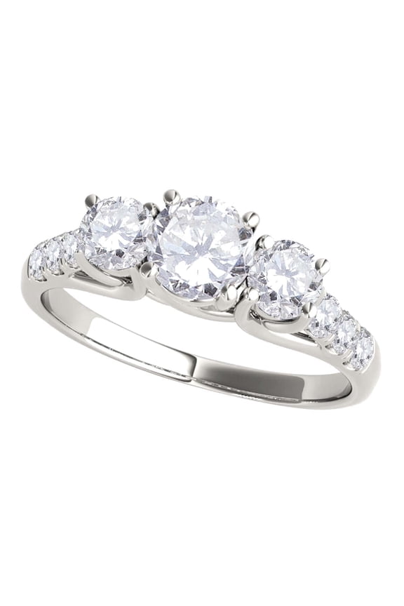 1/4 Carat Round Brilliant Cut Natural Diamond Engagement Ring for Women 14K Rose Gold White Gold Yellow Gold, 4 Prong Wedding Band, Promise Ring Gift for Her