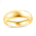 thumbnail image 1 of Mauli Jewels 10K Yellow Gold 6mm Plain Men's and Women's Wedding Band Ring, 1 of 9