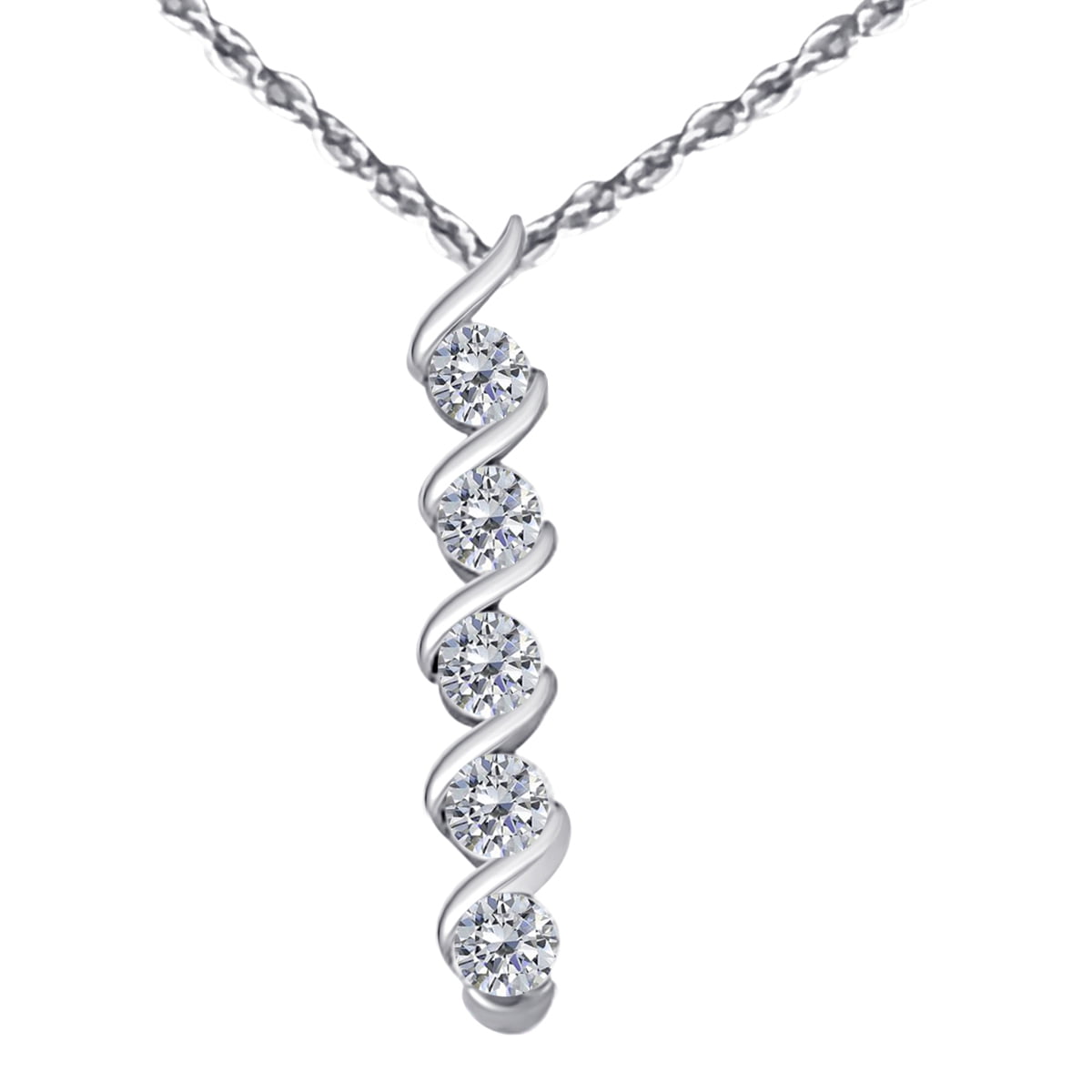 Kay jewelers diamond bezel on sale necklace