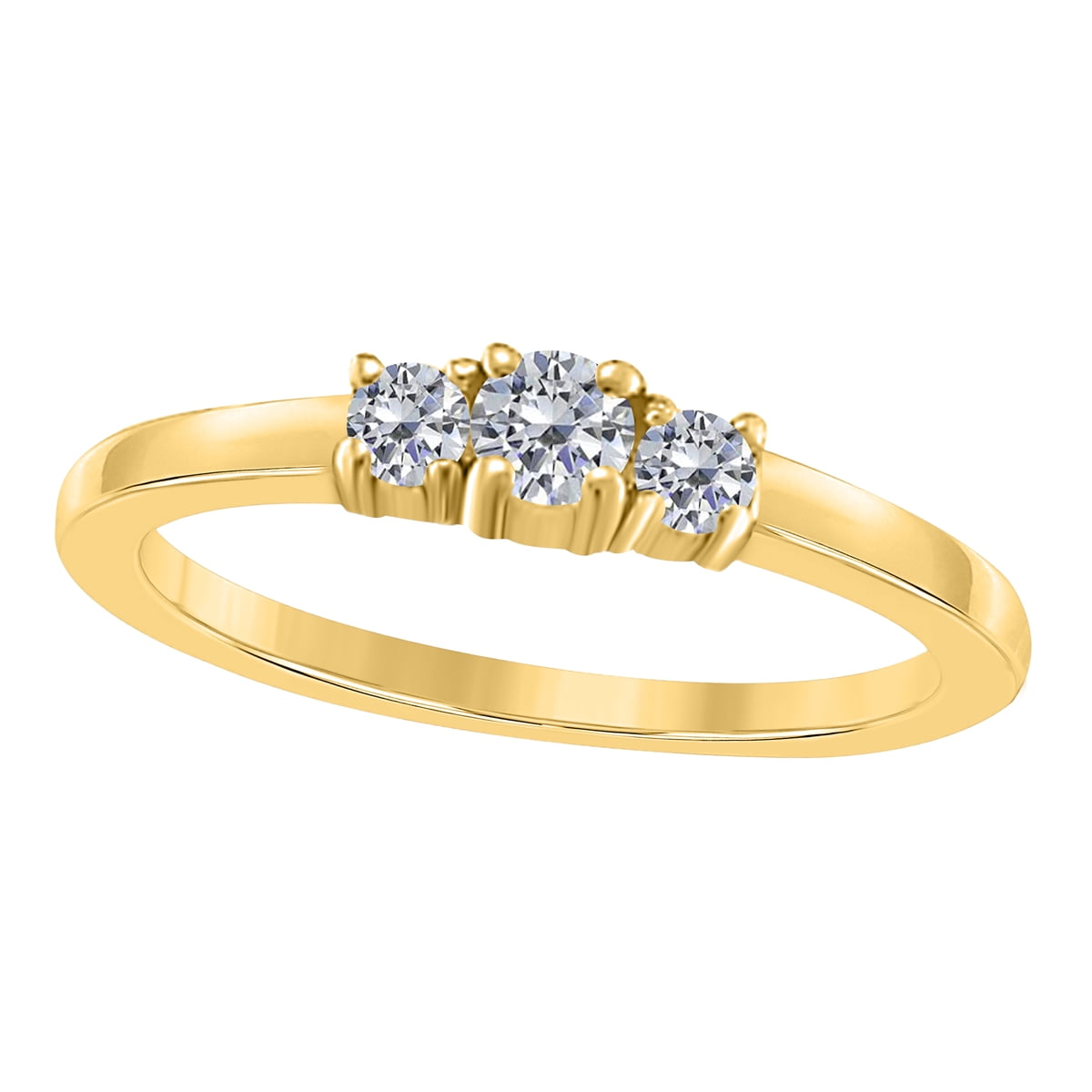 Art Deco Diamond Three-Stone Filigree Ring Platinum .24 Carat TW VS - Ruby  Lane