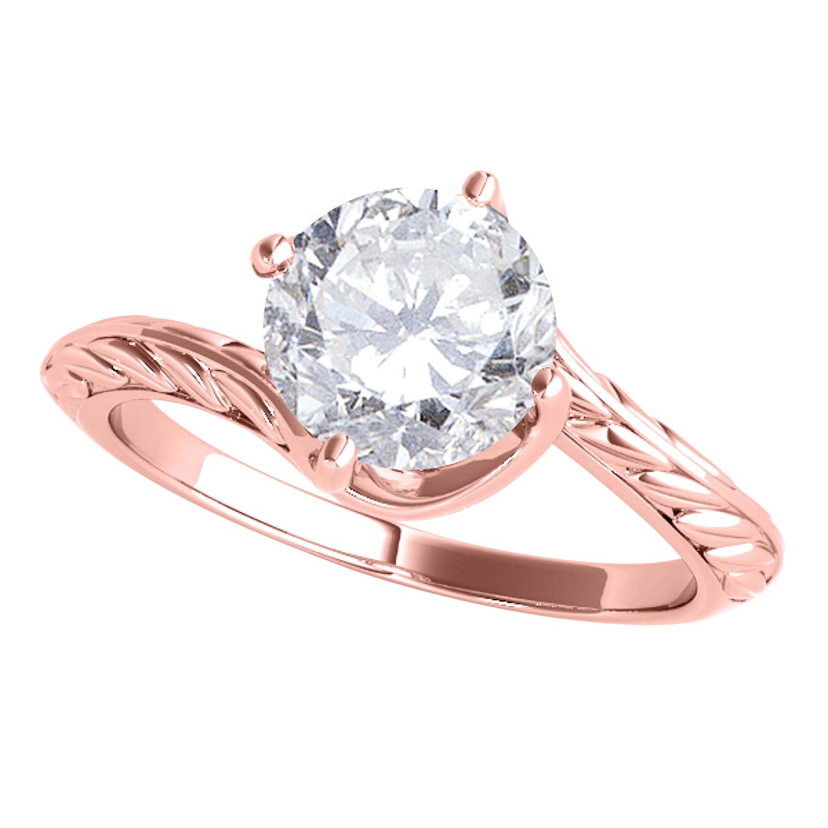 Mauli Jewels Engagement Rings for Women 0.35 Carat Sparkling