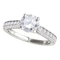 thumbnail image 1 of Mauli Jewels 1.00 CTW Lab Grown Diamond Engagement Ring for Women | Prong Setting | 14K Rose, White & Yellow Gold, 1 of 7