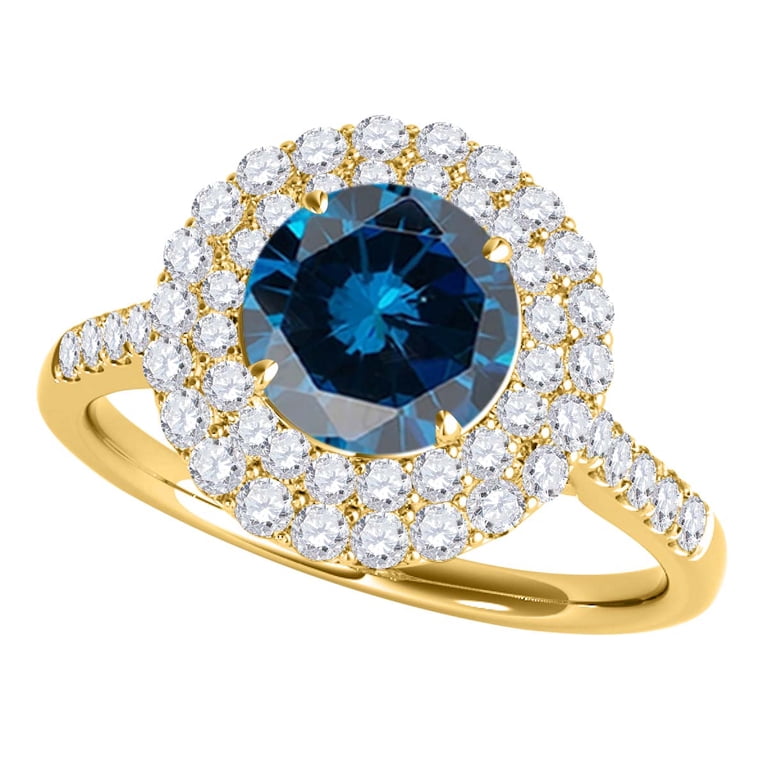 Mauli Jewels Engagement Rings for Women Carat Halo Antique
