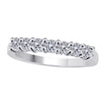 thumbnail image 1 of Mauli Jewels Engagement Rings for Women 1 Carat 7 Stone Diamond Enagement Ring 4 prong 10K White Gold, 1 of 6