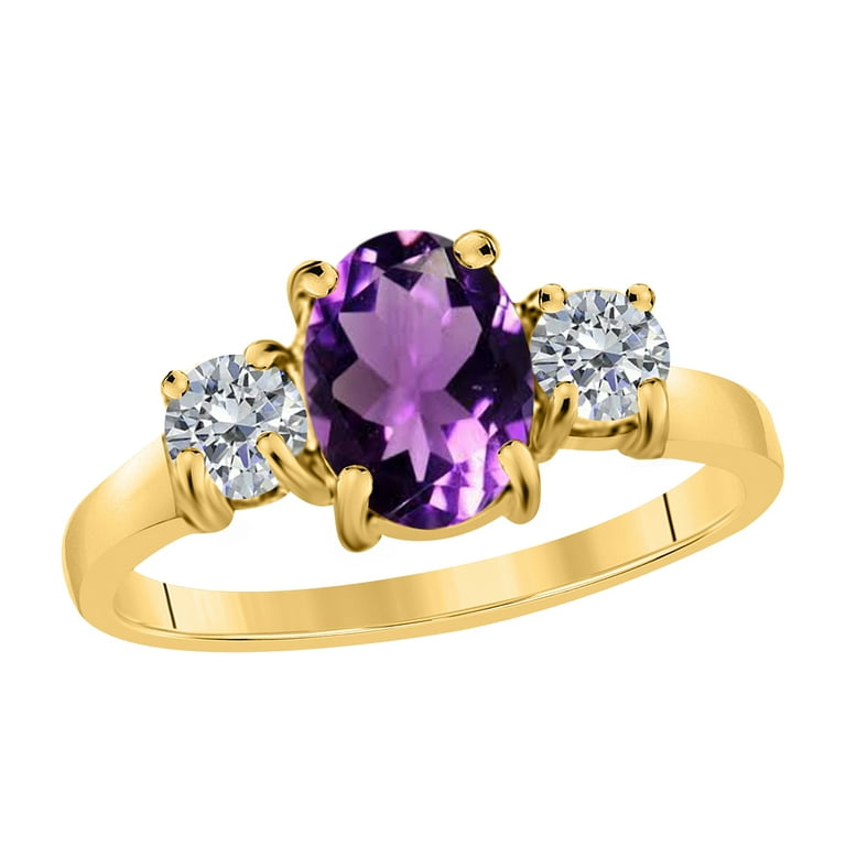 Walmart hotsell amethyst ring