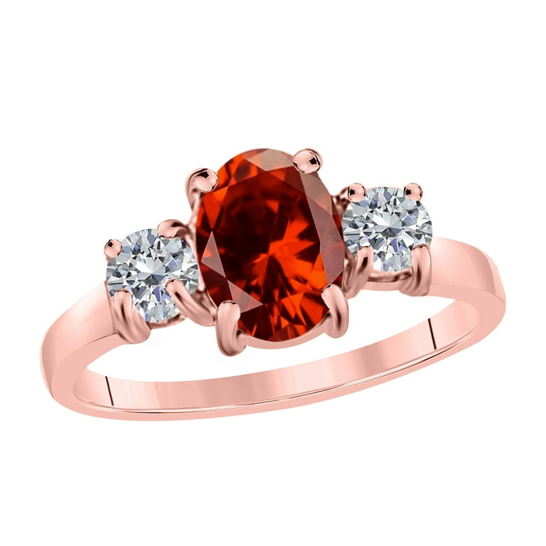 2 carat garnet ring online