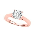 thumbnail image 1 of Mauli Jewels Women's 1.5 Carat Round Moissanite Diamond Engagement Ring in 14K Gold, 4-Prong Setting, 1 of 6