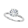 thumbnail image 1 of Mauli Jewels Women's 1.5 Carat Round Moissanite Diamond Engagement Ring in 18K Gold, 4-Prong Setting, 1 of 7