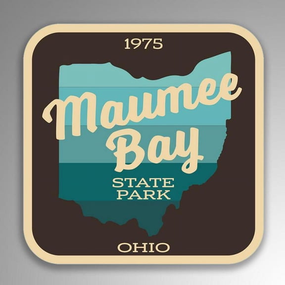 Maumee Bay State Park Decal Sticker | 4-Inches By 4-Inches | Vinyl Sticker | UV Protective Laminate | SP096