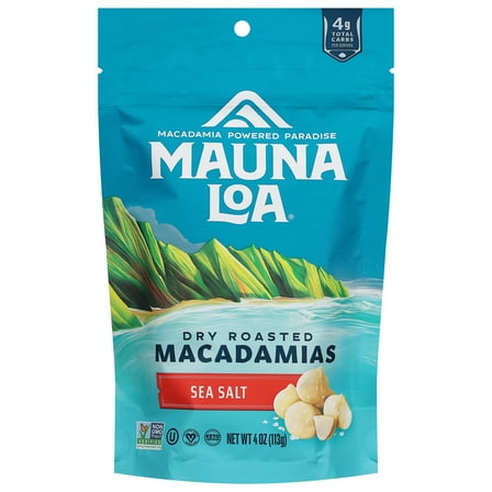 Mauna Loa Sea Salt Macadamia Nuts - 4oz Bag