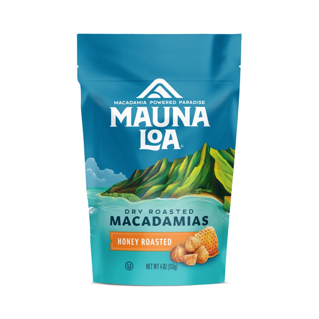 Mauna Loa Honey Roasted Macadamia Nuts 4oz Bag gluten-free