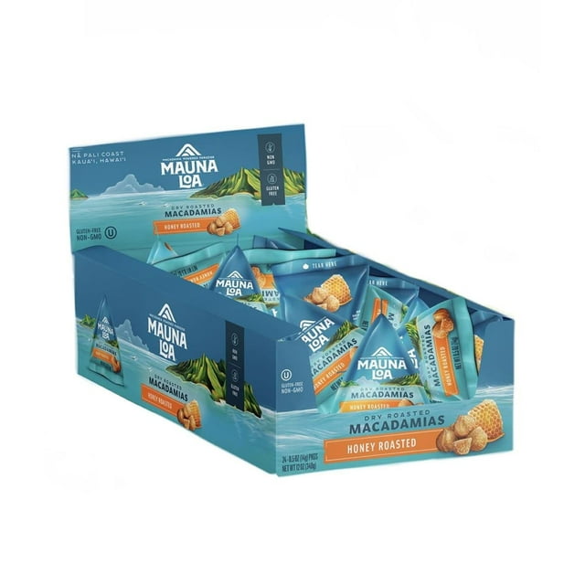 Mauna Loa Macadamia Nuts mini pack Honey roast taste Hawaii