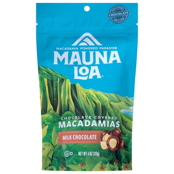 Mauna Loa - Macadamias Milk Chocolate - 4 Oz, Case of 6