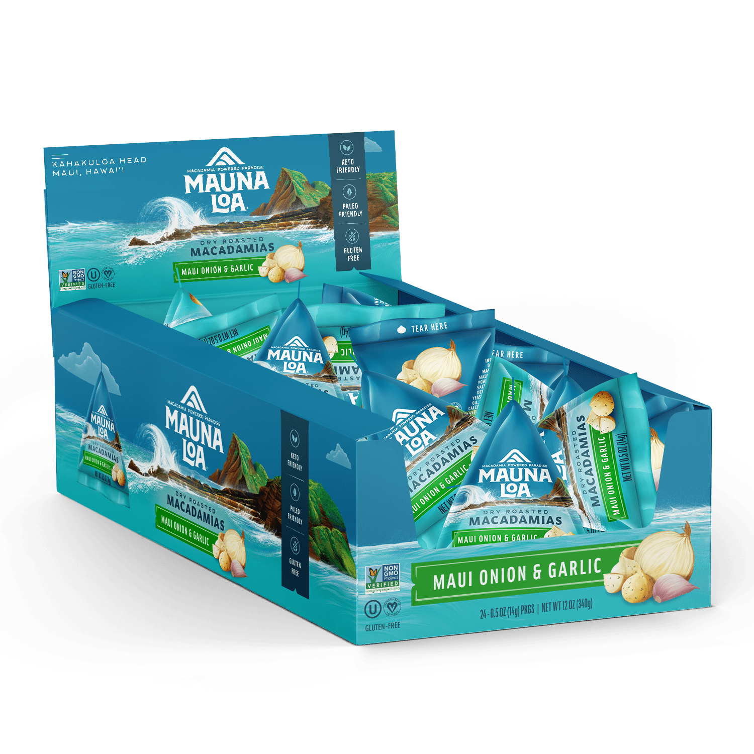 Mauna Loa Maui Onion & Garlic Macadamia Nuts, 11 Oz.