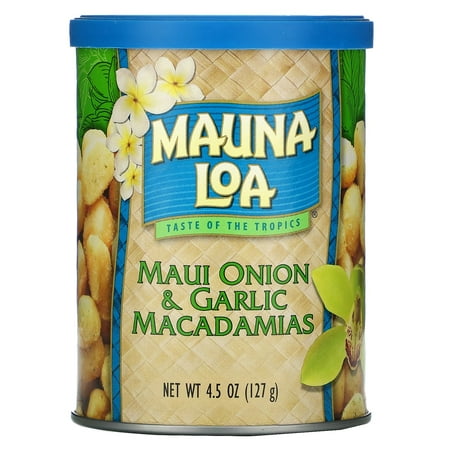 Mauna Loa Maui Onion & Garlic Macadamias, 4.5 oz. Can