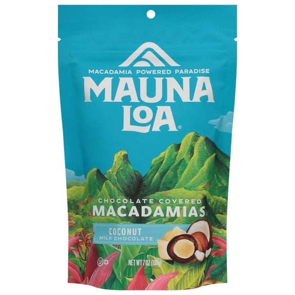 Mauna Loa Coconut Milk Chocolate Macadamia Nuts - 7oz Bag