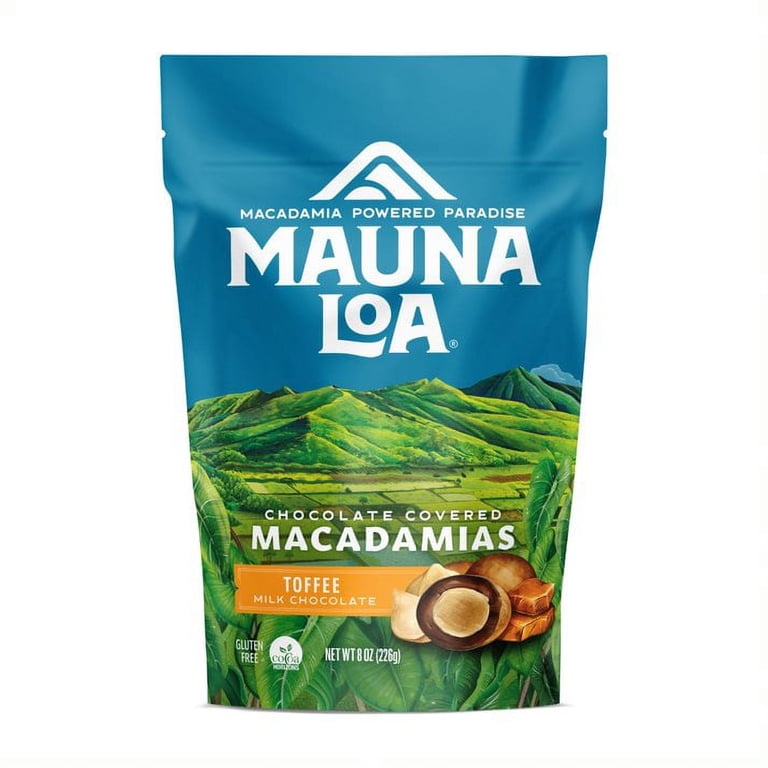Mauna Loa Milk Chocolate Toffee Macadamia Nuts 8oz - Walmart.com