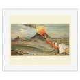 thumbnail image 1 of Mauna Loa Volcano - Big Island Hawaii - Vintage Hawaiian Travel Poster by James Steiner c.1910s - Fine Art Rolled Canvas Print (Unframed) 16in x 20in, 1 of 4