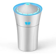 Mauna Torch Aroma Diffuser for Cars White USB - Aromatherapy Essential Oil Diffuser, Air Diffuser/Humidifier 2 Mist Modes, Jellyfish Erupt, Excellent Gift for All