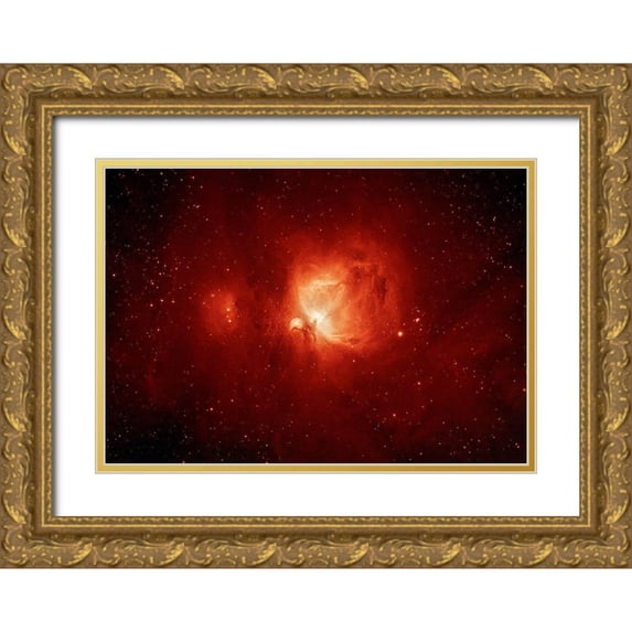 Maupetit, Arnaud 32x24 Gold Ornate Wood Framed with Double Matting Museum Art Print Titled - M42 - Orion Nebula