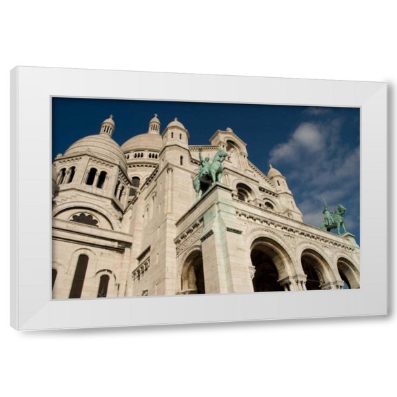 Maureen Love 14x11 White Modern Wood Framed Wall Art Titled - Sacred Heart I