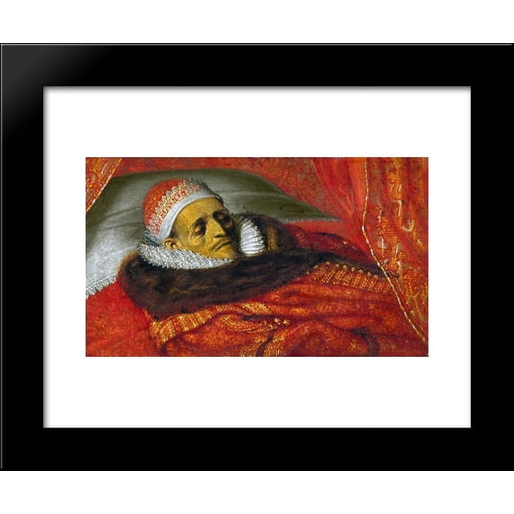 Maurice (1567-1625), Prince of Orange, Lying in State 20x24 Framed Art Print by Adriaen van de Venne