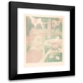 thumbnail image 1 of Maurice Denis 11x14 Black Modern Framed Museum Art Print Titled - Young Woman Gets a Flower Bouquet in a Garden (1899), 1 of 5