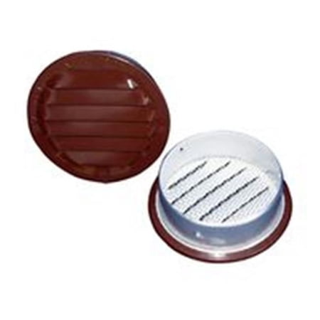 Maurice Franklin Louver 6 in. W X 6 in. L Gloss Brown Aluminum Mini Louver