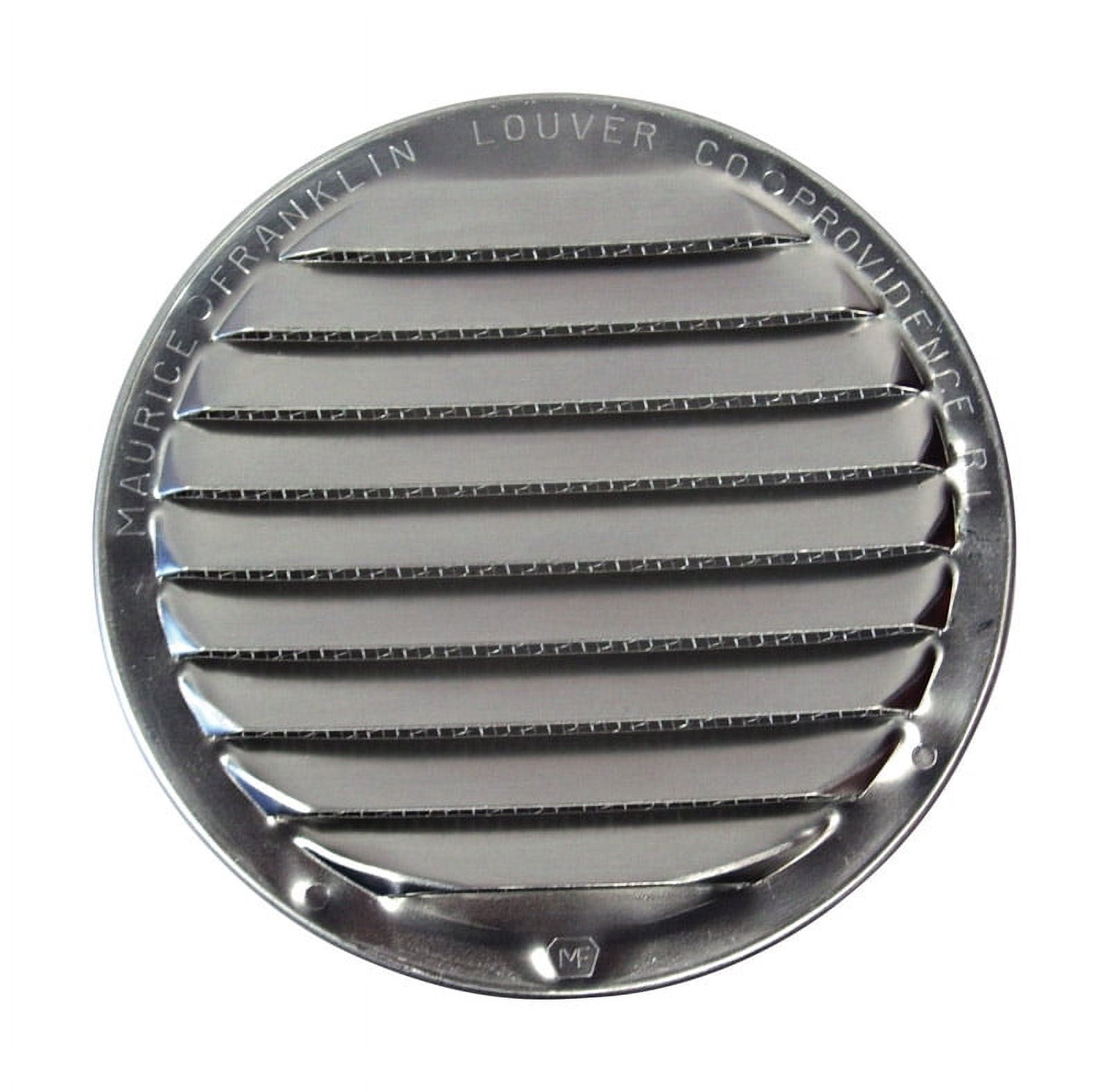 Maurice Franklin RL-1004 4 in. Round Aluminum Screen Louver