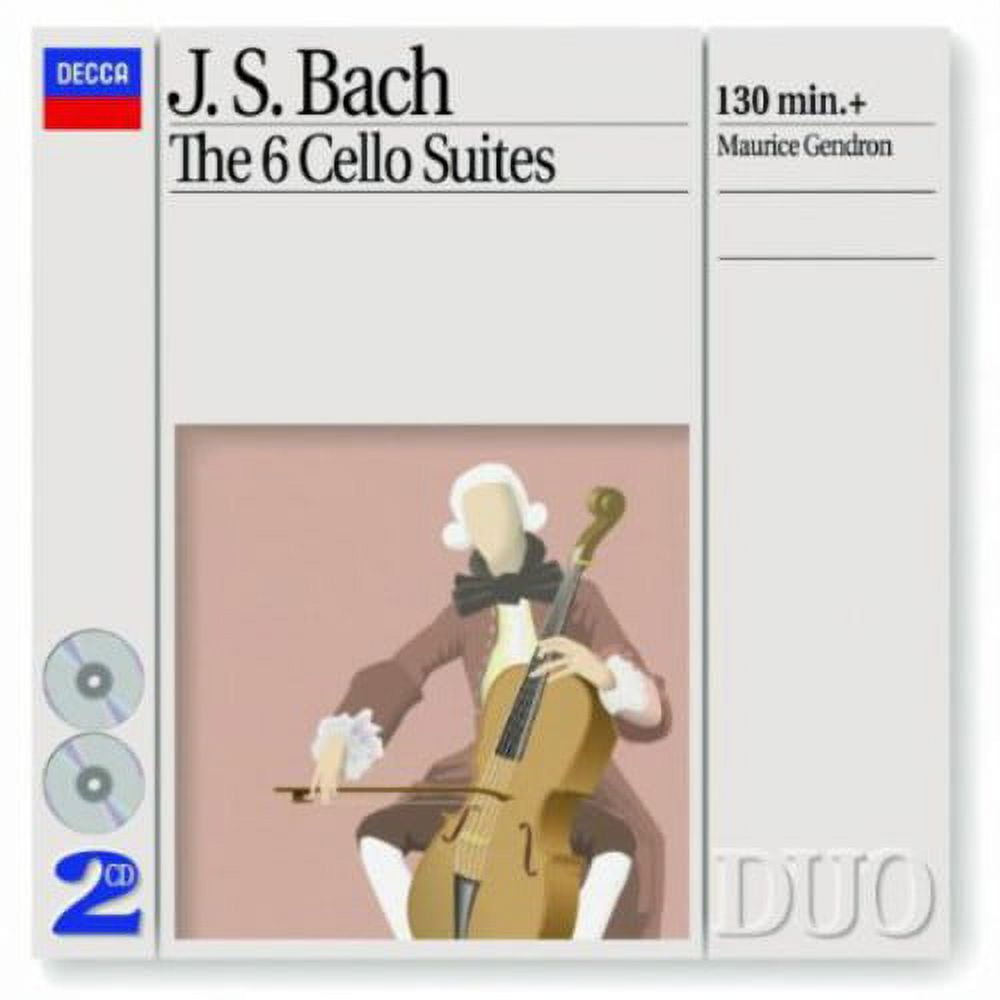 Maurice Gendron - 6 Cello Suites - Classical - CD